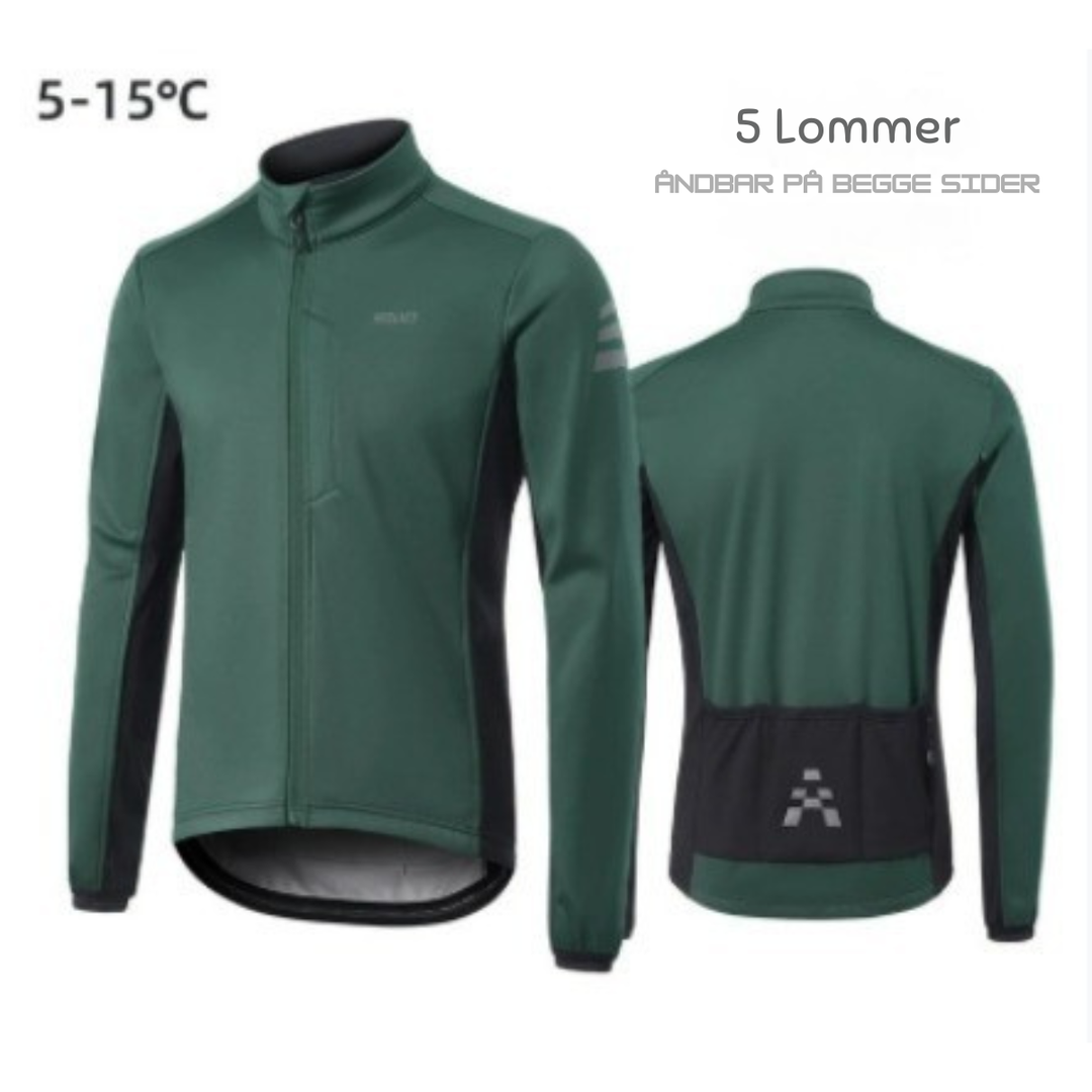 Vinter Cykeljakke | Vindafvisende, Varm & Foret med Fleece