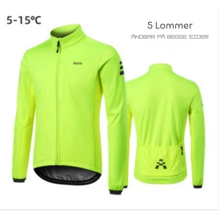 Vinter Cykeljakke | Vindafvisende, Varm & Foret med Fleece