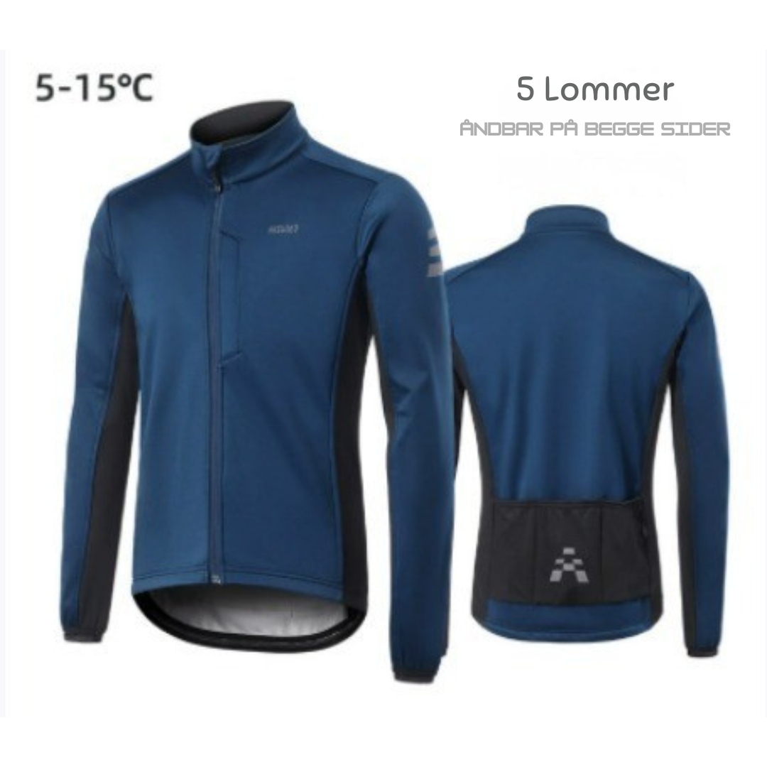 Vinter Cykeljakke | Vindafvisende, Varm & Foret med Fleece