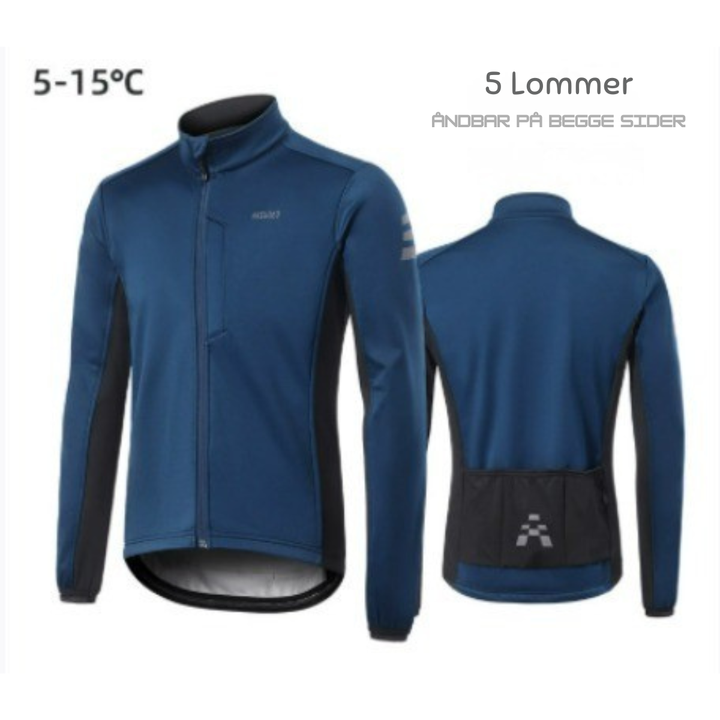Vinter Cykeljakke | Vindafvisende, Varm & Foret med Fleece