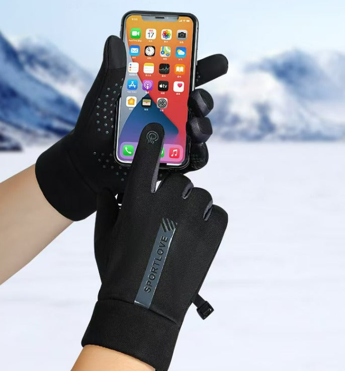 Cykelhandsker til Efterår & Vinter | Vandafvisende, Vindafvisende & Touchscreen-kompatible